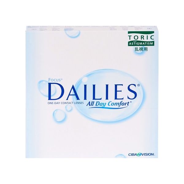 Focus Dailies All Day Comfort Toric 90 - Lentilles de contact