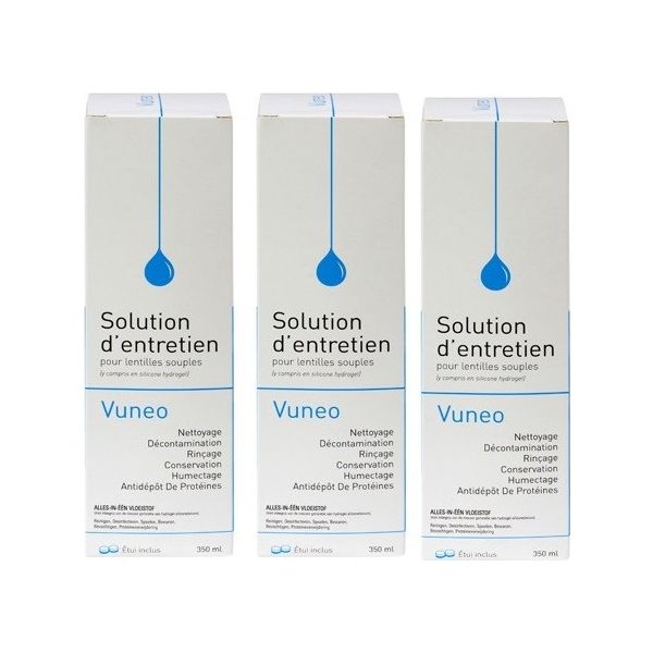 Vuneo Vorratspack 3x350ml - Produit pour lentilles