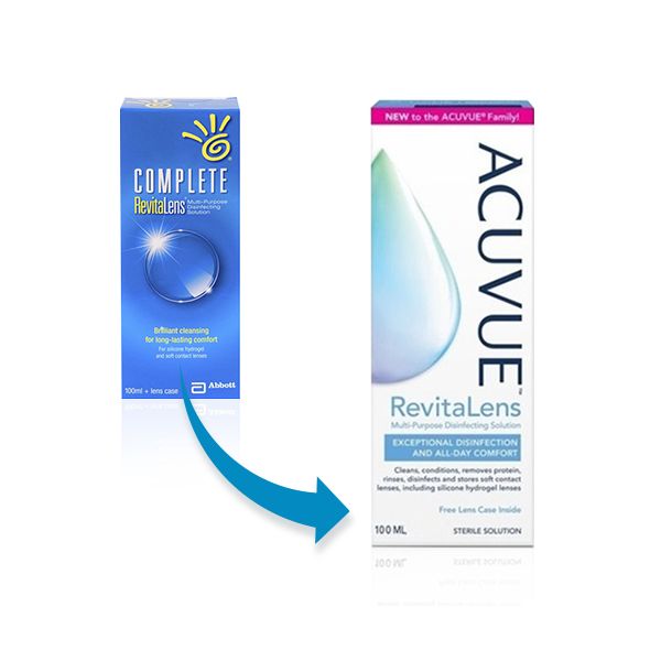 Complete/Acuvue Revitalens flight pack 100ml - Produit pour lentilles