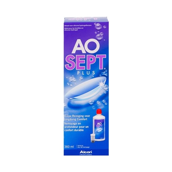 Aosept Plus 360ml - Produit pour lentilles